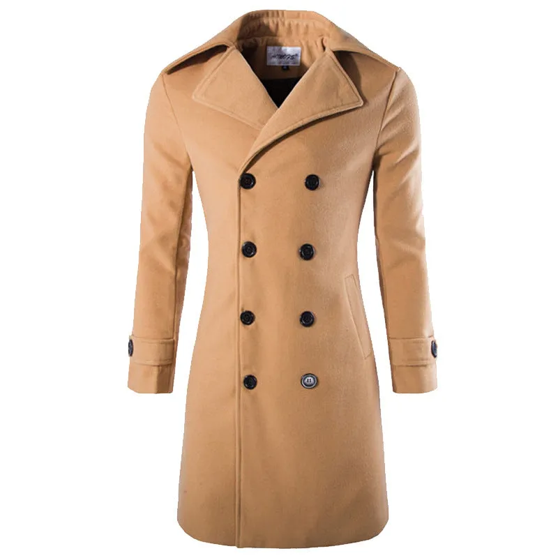Woolen overcoat